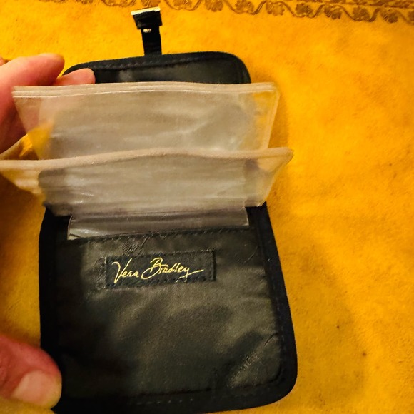 Vera Bradley Quilted Microfiber Credit Card & Pictures Case with Snap - Picture 3 of 4